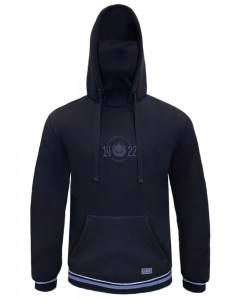 USSR hoodie dark blue front